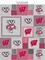 Sykel Enterprises-University of Wisconsin Fleece Fabric-Wisconsin Badgers Grey Block Fleece Blanket Fabric-Sold by the yard